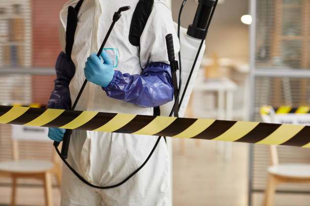 Professional Infectious Disease Decontamination technician working in Aston, PA